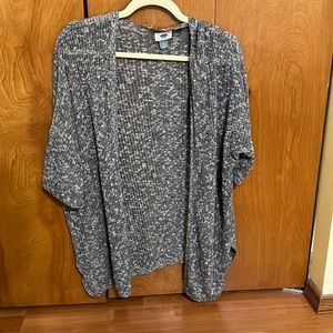 Heather gray lightweight cardigan